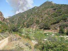 Border fire near SMER