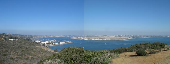 NPS CNM San Diego skyline day visibility